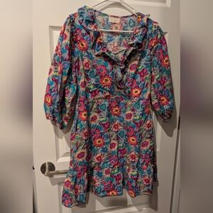 MELLODAY Floral Print Dress